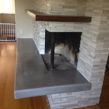 Living Room Fireplace Renovation