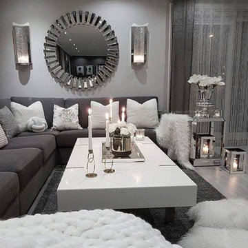 Living Room Glam Design