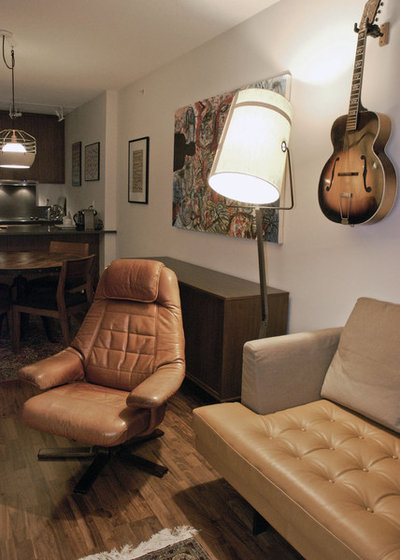 Eclectic Living Room by Heather Merenda