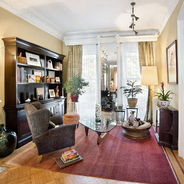 Living Room, Historic Townhouse, Brooklyn, New York