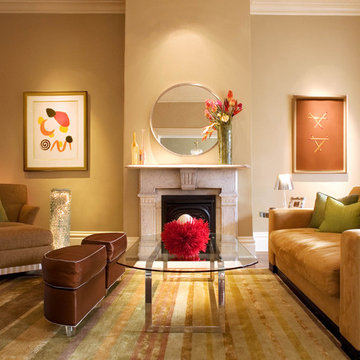 Living Room in Modern Victorian