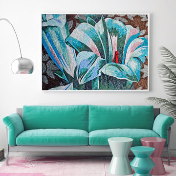Living Room Inspiration - Blue Blossom