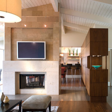 Living Room, Kitchen Beyond