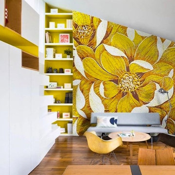 Living Room Mosaic Murals