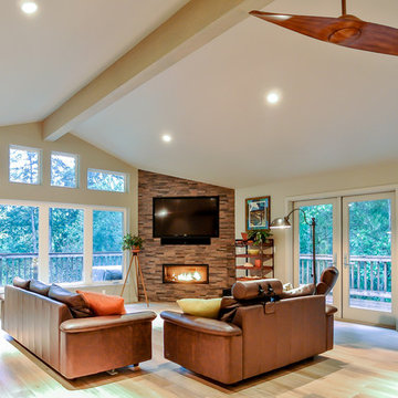 Living Room of Santa Cruz Mountain House