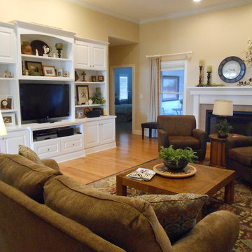 Living room Re-design with Custom Entertainment Center