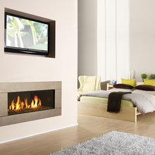 fireplace & TV