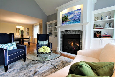 Inspiration for a medium sized traditional enclosed living room in Ottawa.