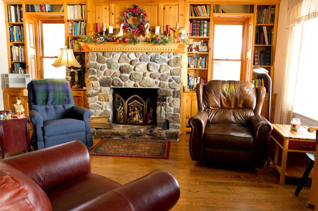 Rustic Living Room by Rikki Snyder