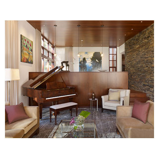 Living Room - モダン - リビング - ロサンゼルス - Rockefeller Partners Architects ...