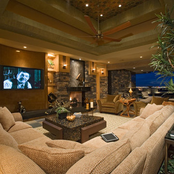 Living Room | Seven Hills | 02104 by Pinnacle Architectural Studio