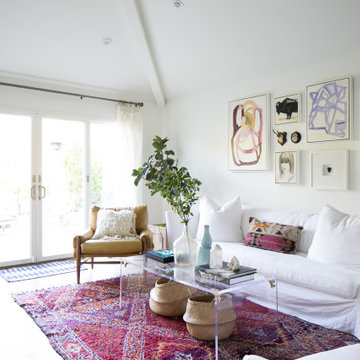 White Sofa Living Room | Houzz