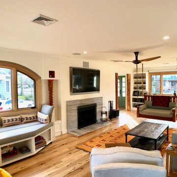 Transitional Living Room in Belmar New Jersey