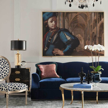 Living Room: Traditional Style