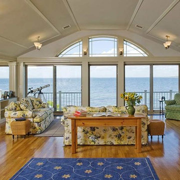 Living Room View - Cape Cod Craftsman