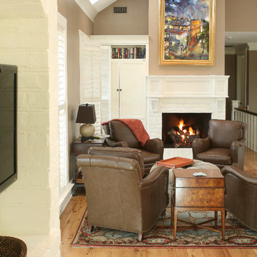 Living room with gorgeous hardwood floors