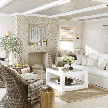 Living Room with Natural Beauty