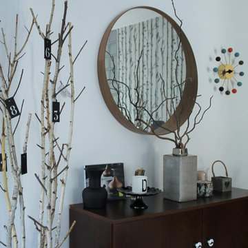 Living room  with Scandinavian Design