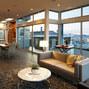 Living room with views