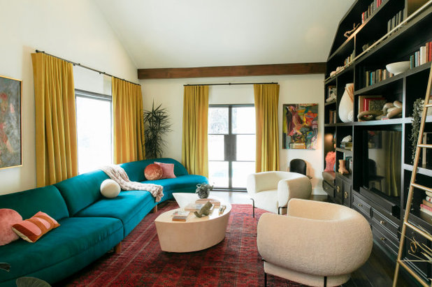 Eclectic Living Room by Jessie Lane Interiors