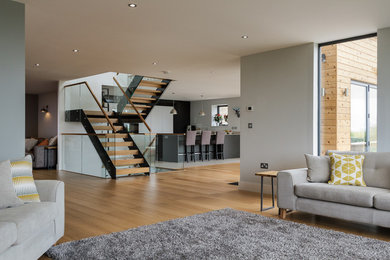 Contemporary living room in Cheshire.