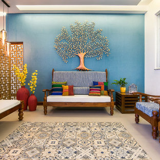 Living Wall Another Sky, Interiors StudioTAB, Mumbai. Photographed by Nayan Soni