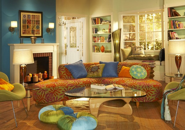 Contemporary Living Room by Liz Stewart