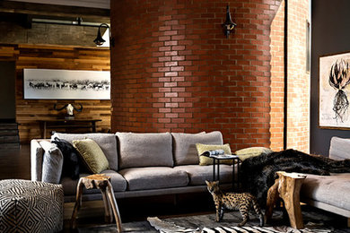 Inspiration for a cottage living room remodel in Salt Lake City