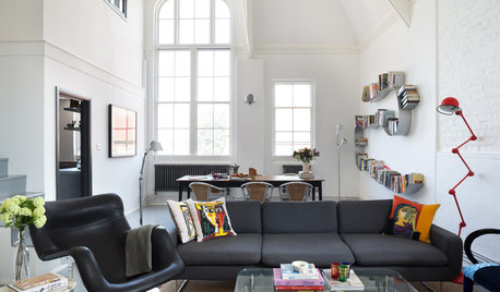 British Houzz: Converted Victorian School Apartment Gets a Wake-Up Call