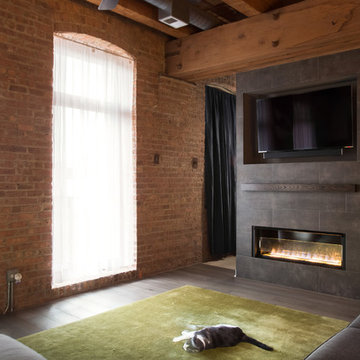 Loft Fireplace Redesign