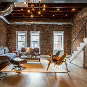 Loft-like living room