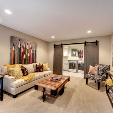 Loft Living Room – Taylor Creek – English Inspired Home – Spring 2015