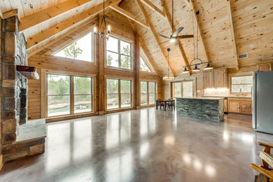 Log Cabin with Resinous Flooring