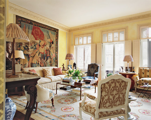 American Traditional Living Room by Alidad Ltd & Studio A