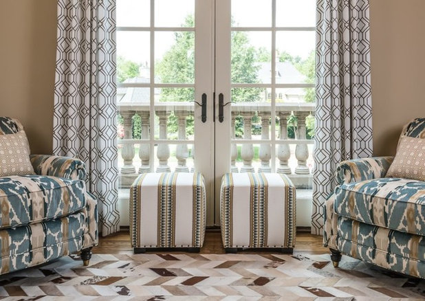 Traditional Living Room by Lauren Nicole Designs