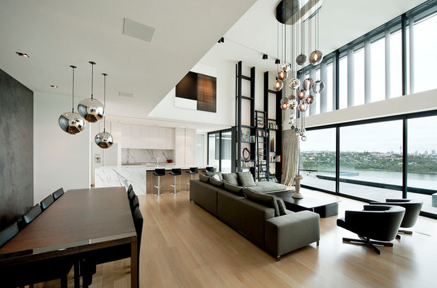 Contemporary Living Room by Daniel Marshall Architect