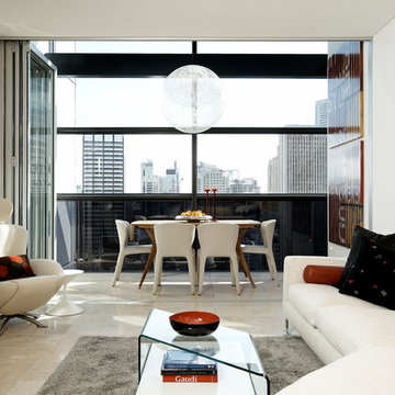 Lumiere Sydney CBD apartment design for an art collector