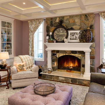 Luxurious Lavender Family Room