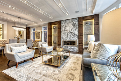 Inspiration for a living room remodel in Toronto
