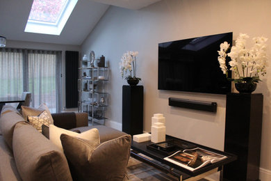 Photo of a contemporary living room in Other.