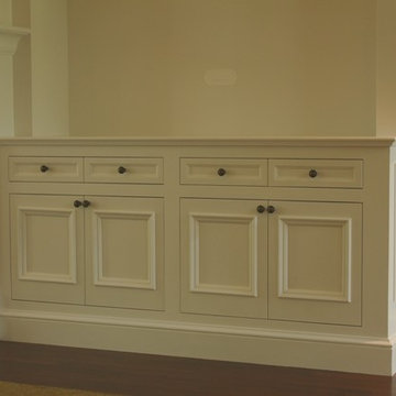 made to order - fireplace surround and cabinets