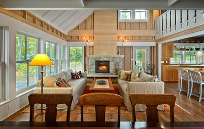 Houzz Tour: Just Being Modest on Lake Superior