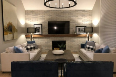Example of a living room design in Calgary