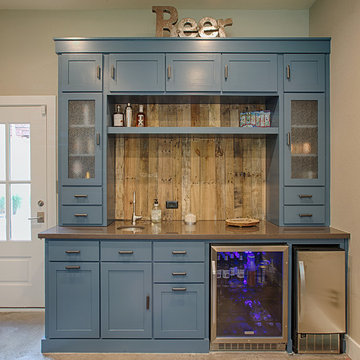 Man Cave with Wet Bar