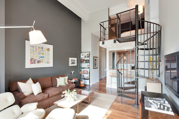 Contemporary Living Room by Maneli Wilson Interiors