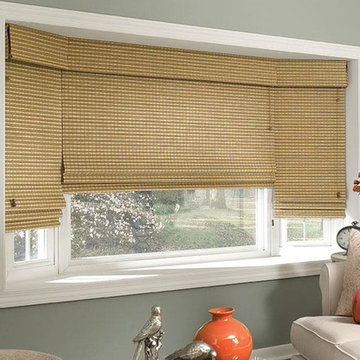 Manh Truc WOVEN WOOD ROMAN SHADES - BAY WINDOW SHADES  - Lafayette