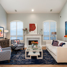 Beach Style Living Room by CEK Design, Inc.