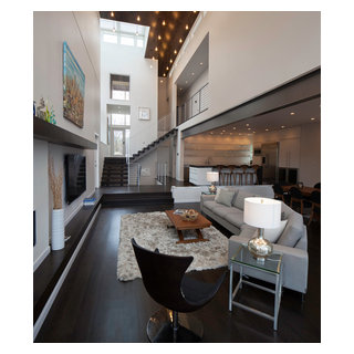 Manica Lake House - Contemporary - Living Room - Kansas City - by Faust  Construction | Houzz