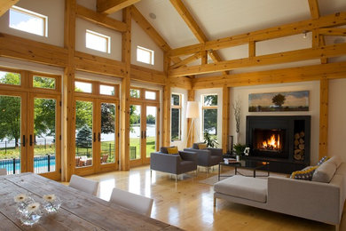 Photo of a country living room in Ottawa.