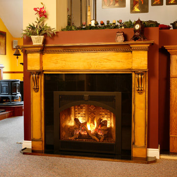 Mantel with corbels
